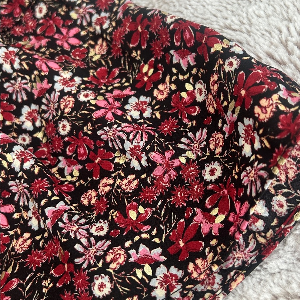 Aqua Floral Midi Dress - Picture 4 of 11